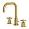 Kingston Brass FSC8933ZX Millennium Widespread Bathroom Faucet W/ Brass Pop-Up, Brass FSC8933ZX - alternate 1
